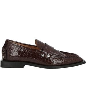Ganni Loafers Synthetic Fibres - Brown