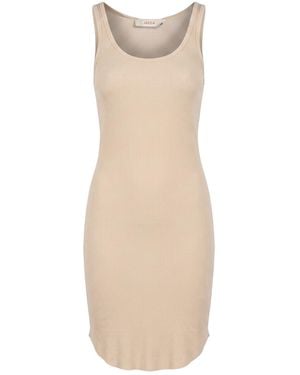 Jucca Midi Dress Viscose, Silk - Natural