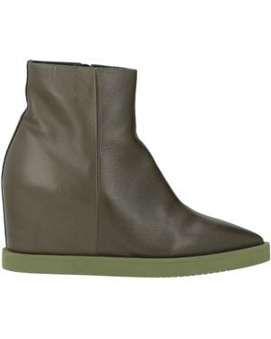 Eqüitare Military Ankle Boots Leather - Green