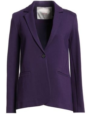 Jucca Blazer Viscose, Polyamide, Elastane - Purple