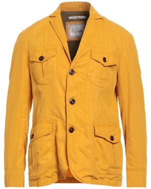 Capalbio Blazer Lyocell, Linen, Cotton - Yellow
