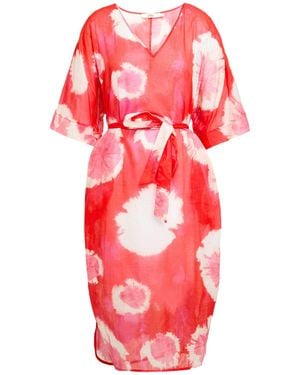 0039 Italy Midi-Kleid - Rot