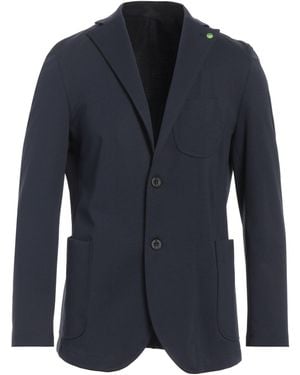 Barbati Midnight Blazer Cotton, Polyamide, Elastane - Blue
