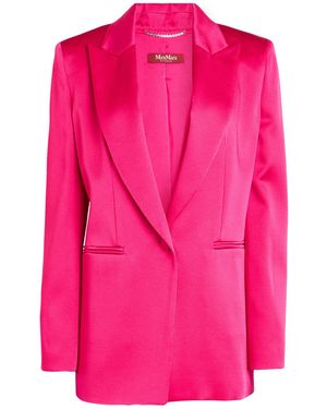 Max Mara Fuchsia Blazer Acetate, Viscose - Pink