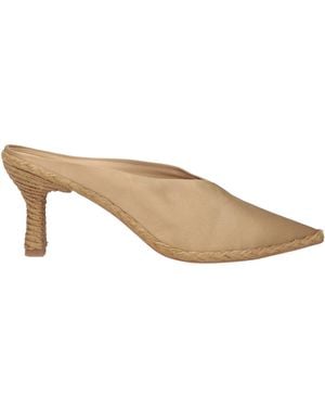Paloma Barceló Penny Mules & Clogs Textile Fibres - Natural