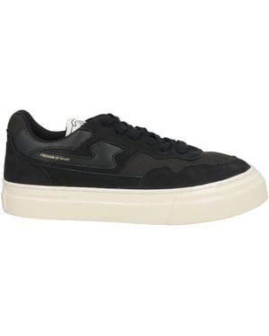 Stepney Workers Club Sneakers Leather, Textile Fibers - Black