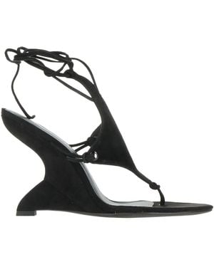 Jeffrey Campbell Thong Sandal - Black