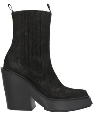 Vic Matié Ankle Boots Leather - Black
