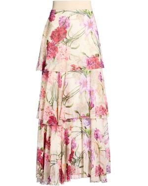 ANNA SIRICO COUTURE Maxi Skirt Polyester - Pink