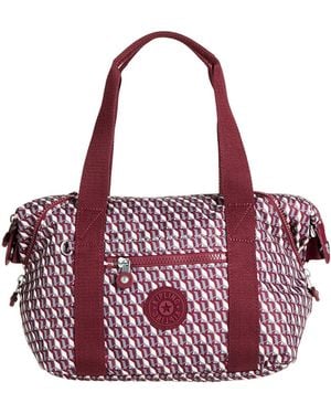 Kipling Burgundy Handbag Polyester - Purple