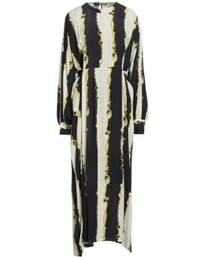 Ballantyne Light Midi Dress Viscose - Gray