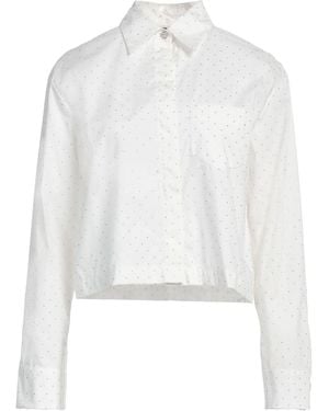 Maje Shirt Cotton, Polyamide, Elastane - White