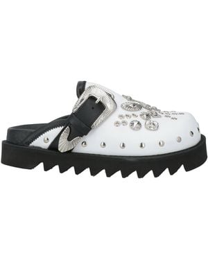 Toga Mules & Sabots - Blanc