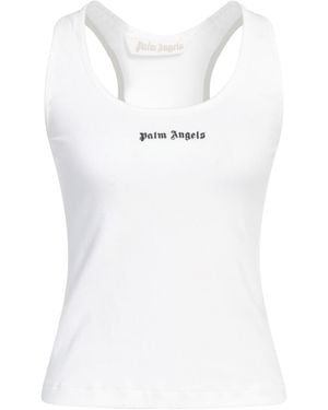 Palm Angels Tank Top - White