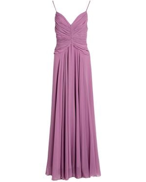 ATELIER LEGORA Maxi Dress Viscose, Polyamide, Polyester - Purple