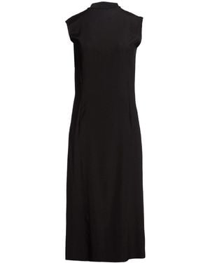 Stephan Janson Midi Dress Silk, Elastane - Black