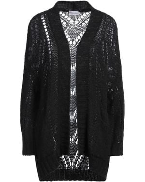 RED Valentino Cardigan Acetate, Mohair Wool, Polyamide, Polyester - Black
