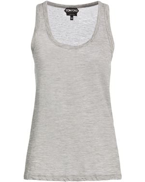 Tom Ford Tank Top Cashmere - Grey