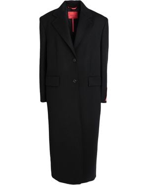 MAX&Co. Sowindy Collaboration With Pietro Terzini Coat Polyester, Virgin Wool, Elastane - Black