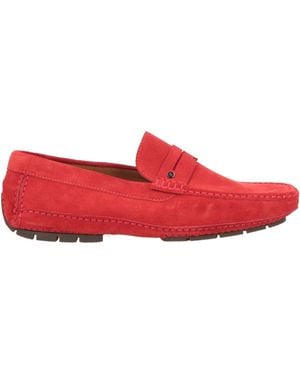 Stemar Loafers Leather - Red