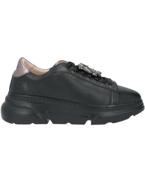 Frau Trainers Leather - Black