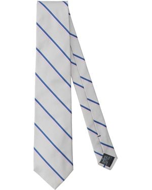 dunhill Ties & Bow Ties Mulberry Silk - White
