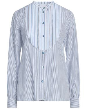 .., merci italia Shirt Cotton, Elastane - Blue