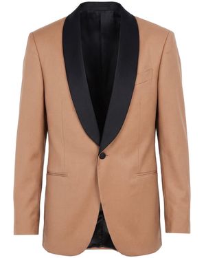 Caruso Camel Blazer Wool - Blue