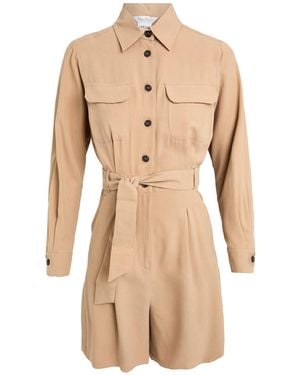 Max Mara Playsuit Silk - Natural