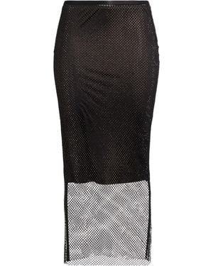 Sportmax Midi Skirt Polyester, Elastane - Black