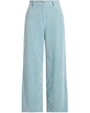 CROCHÈ Pants Polyester, Polyamide, Elastane - Blue