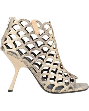 Sergio Rossi Ankle Boots Leather - White