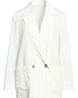 Peserico Blazer Modal, Polyamide - White