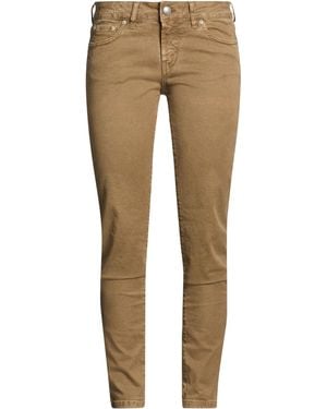 Grifoni Khaki Jeans Cotton, Elastane - Natural