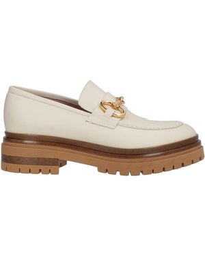 Bianca Di Ivory Loafers Leather - Natural