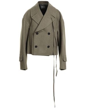Ann Demeulemeester Coat - Multicolour