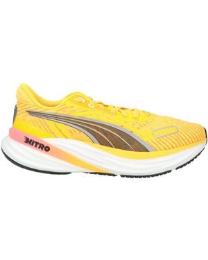 PUMA Trainers Textile Fibres - Yellow