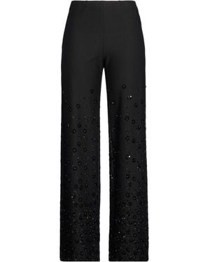 Seductive Pants Viscose, Polyamide, Polyester, Elastane - Black