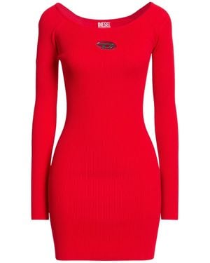 DIESEL Mini Dresses - Red