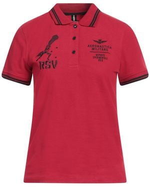 Aeronautica Militare Polo Shirt - Red