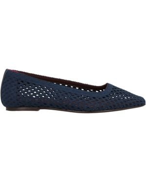 Avril Gau Ballet Flats Textile Fibers - Blue