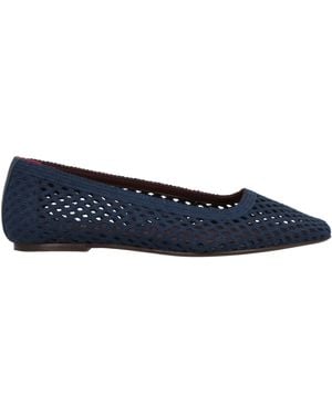 Avril Gau Ballet Flats Textile Fibers - Blue
