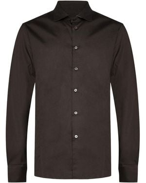 Bagutta Shirt Cotton, Elastane - Black