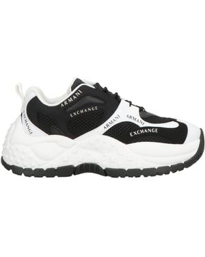 ARMANI EXCHANGE Trainers Textile Fibres, Synthetic Material - Black