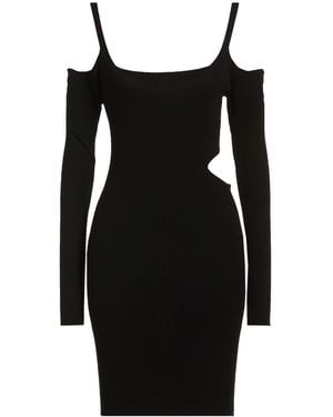 Liu Jo Mini Dress Viscose, Polyester - Black