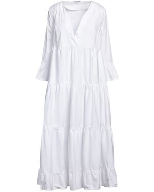 Caliban Midi Dress - White