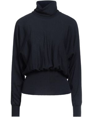 Max Mara Midnight Turtleneck Virgin Wool - Blue
