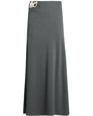 Christopher Esber Maxi Skirt Polyester, Elastane - Gray