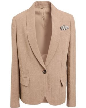 Brunello Cucinelli Blazers - Natural