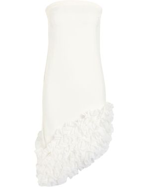 Isabelle Blanche Mini Dress Polyester, Elastane - White